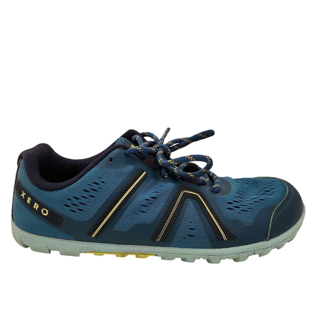 Xero Shoes Prio Womens 7 Blue Minimalist Barefoot Running Shoe Mesa trail